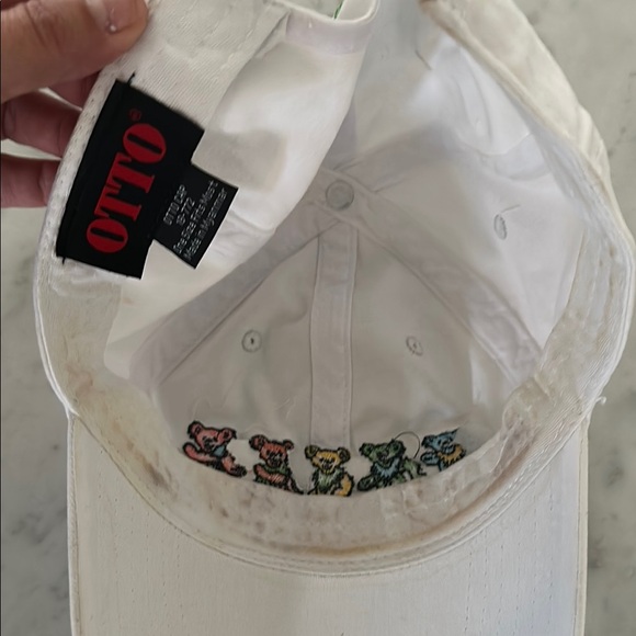 Grateful Dead Dancing Bears White Hat - Picture 3 of 4